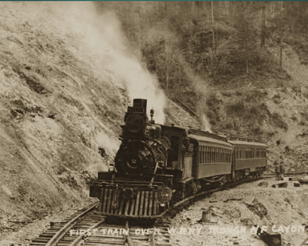 The first western pacific train 1910